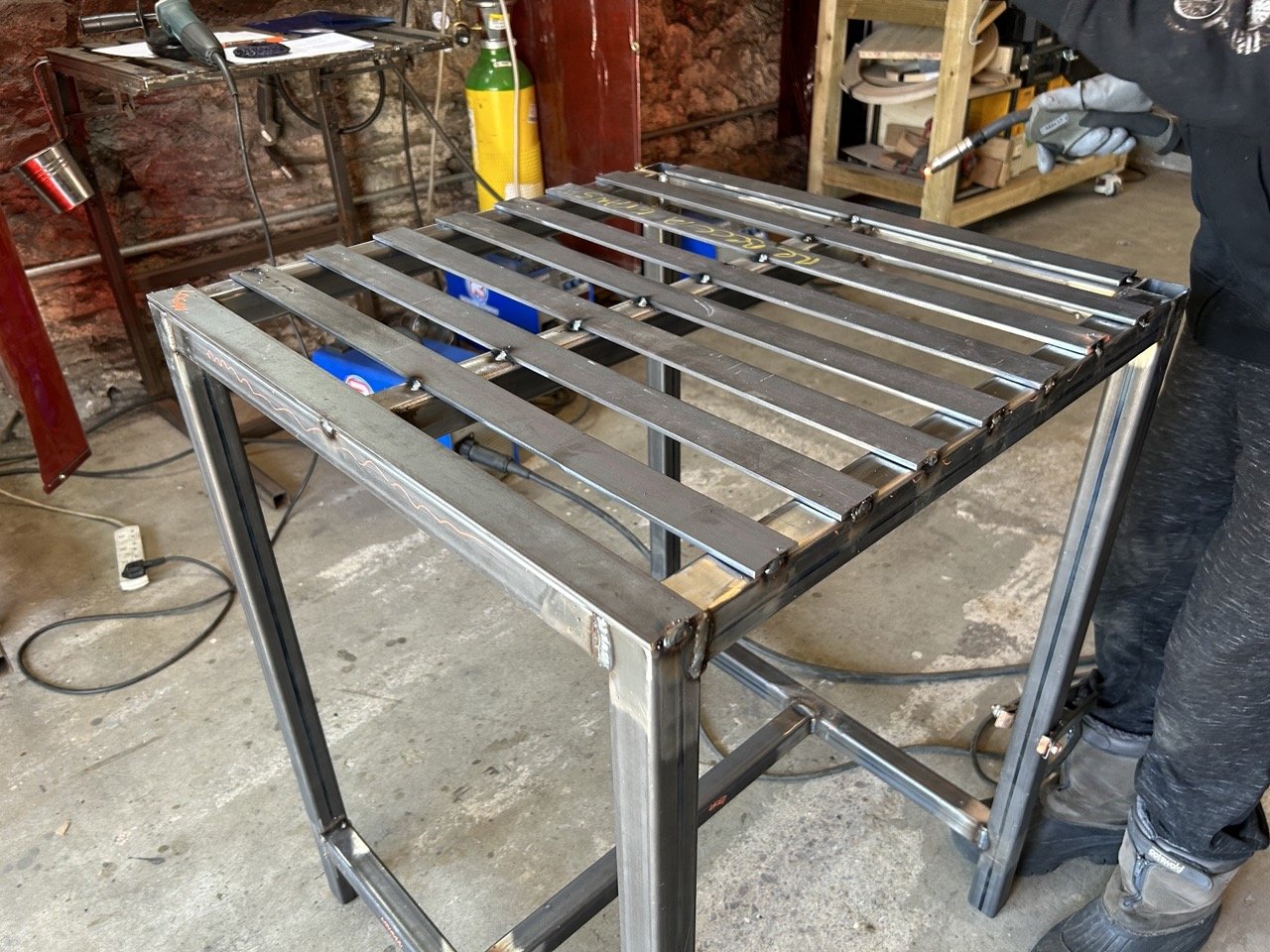 Diy welding table top discount